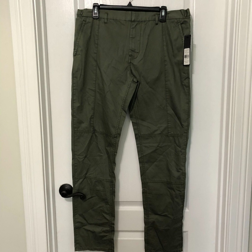 Marc by Marc‎ Jacobs Martin Fit Low Rise Skinny Pants Fatigue Green 34x36 NWT